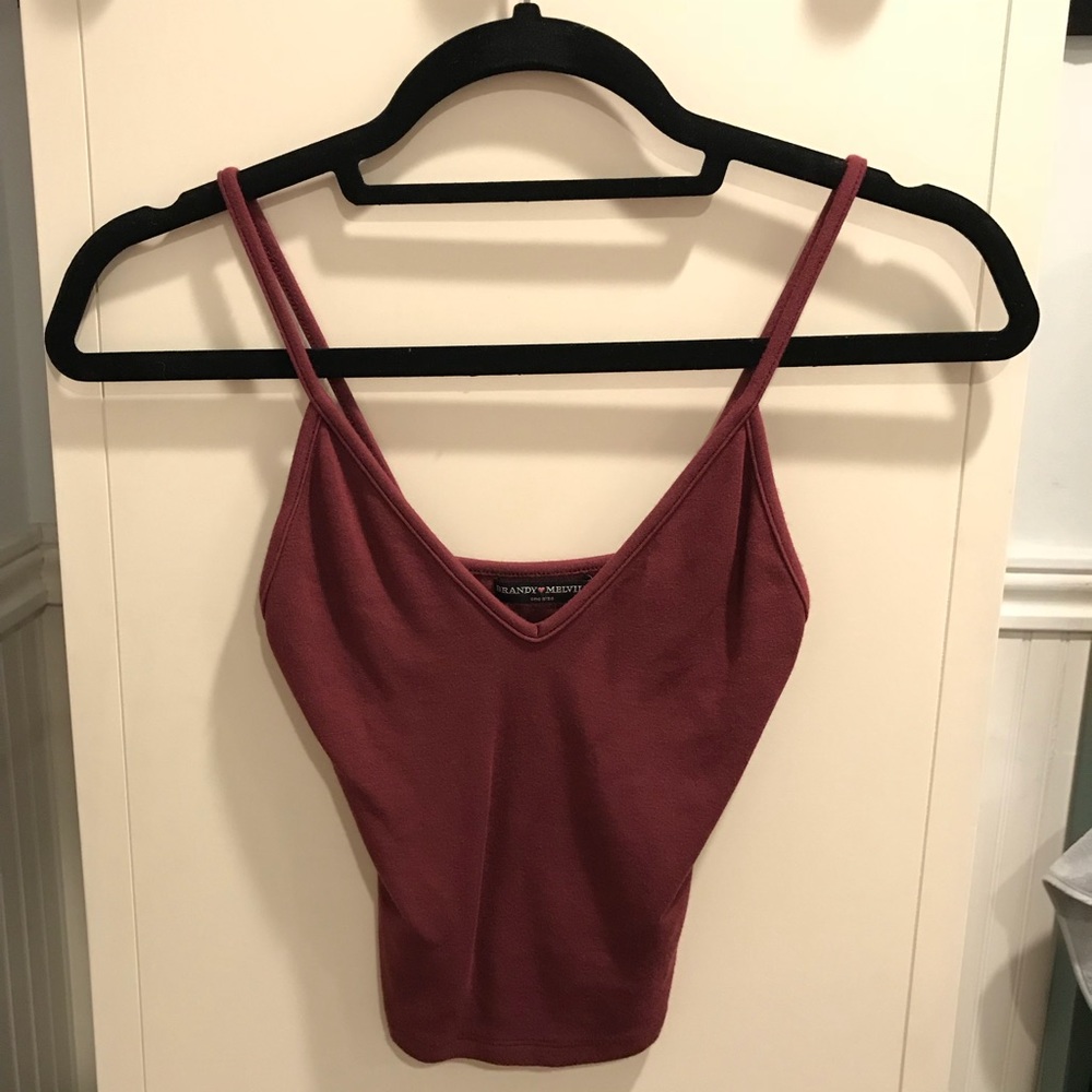 Brandy Melville v-neck tank crop top!